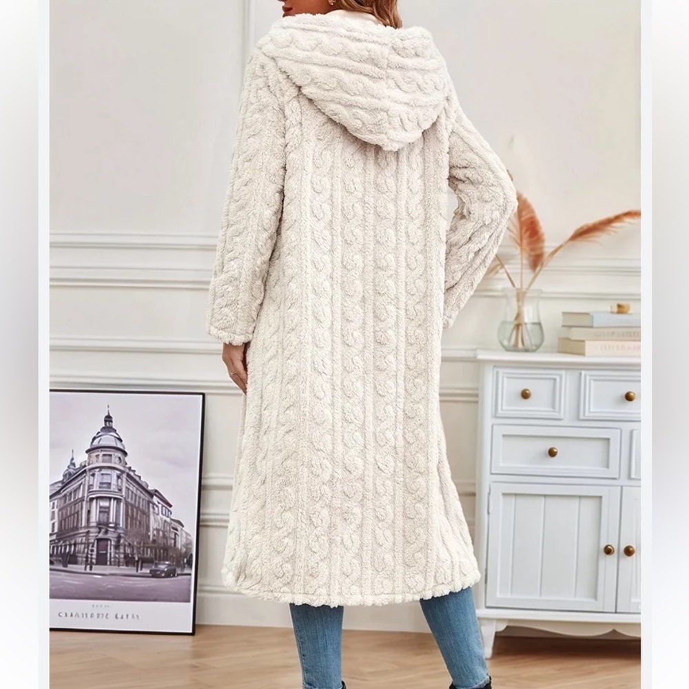 FME fleece cardigan new medium